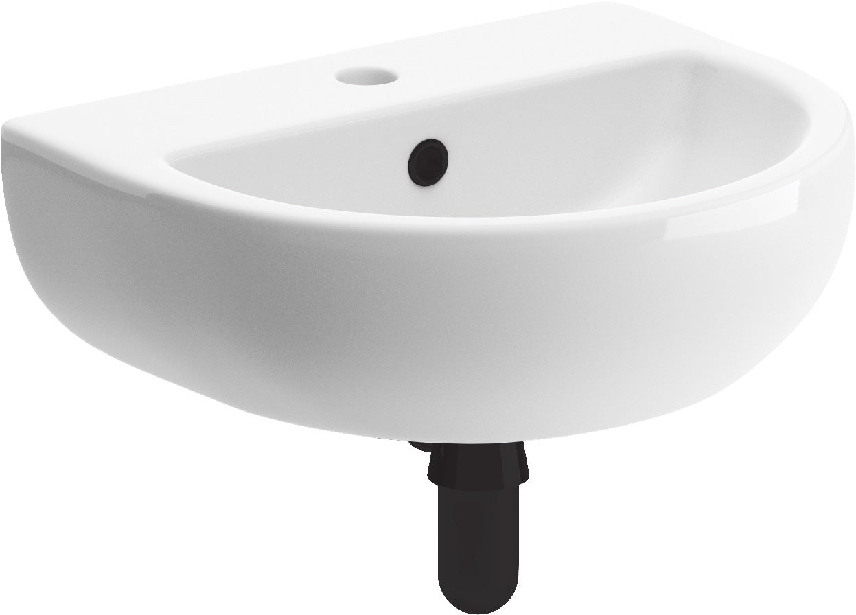 Turin Cloakroom 1TH Basin