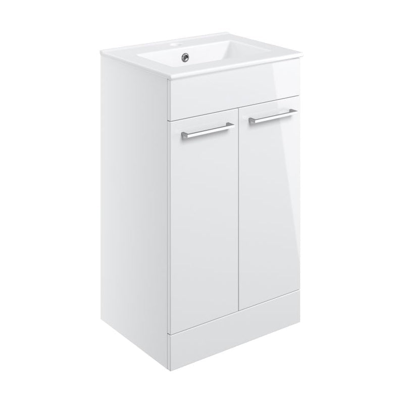 Alto 510mm Floor Standing Vanity & Basin - Tile&Bath
