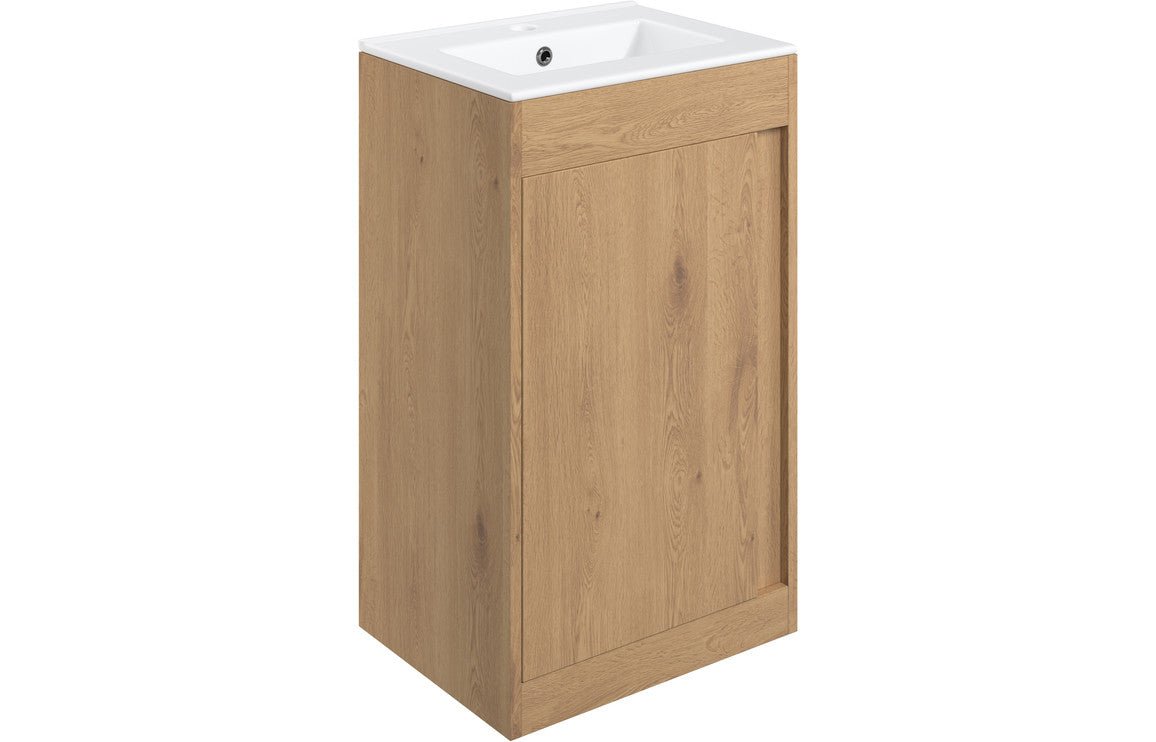 Elle 510mm Floor Standing Unit with Basin - Tile&Bath