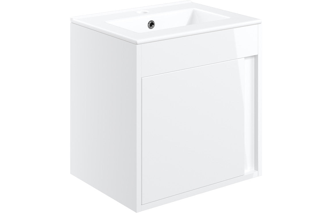 Elle 510mm Wall Hung Unit with Basin - Tile&Bath