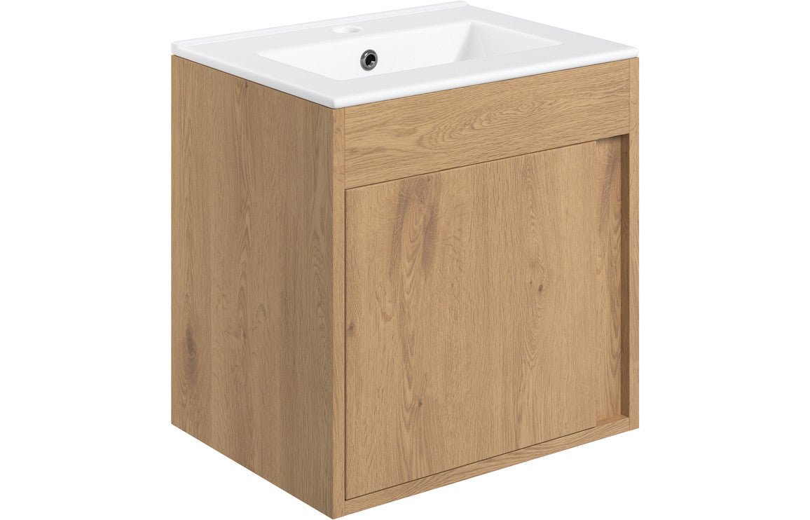 Elle 510mm Wall Hung Unit with Basin - Tile&Bath