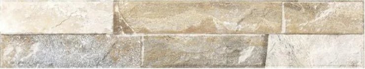 Flintstone Dino Beige - Porcelain Wall Tile 8.0X44cm - Tile&Bath