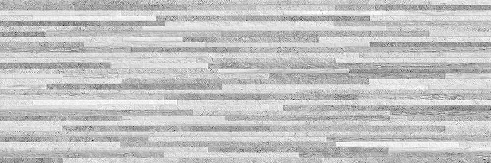 Modus Grey KT Decor 200x60mm - Matt Ceramic Wall Tile - Tile&Bath