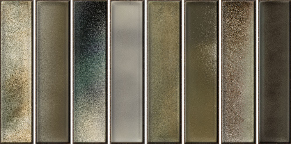 Aurora Olive - 15x30 Glossy Wall Tiles - Tile&Bath
