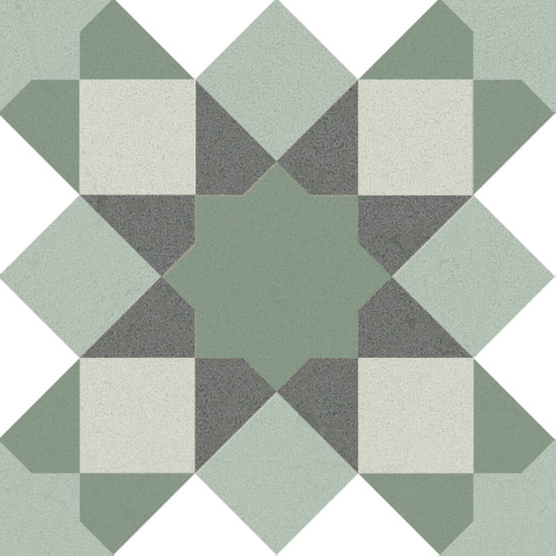 Greko Hydra Verde - 20X20 - Ceramic Wall & Floor - Tile&Bath