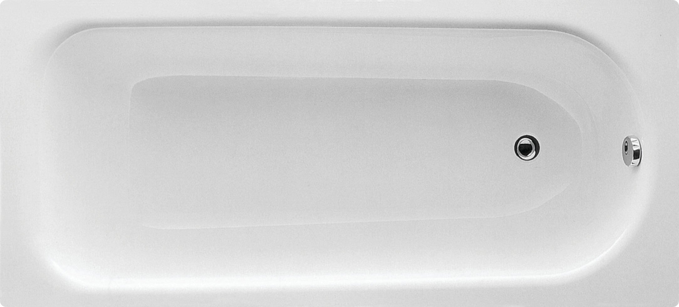 Eurowa Steel Single End Bath