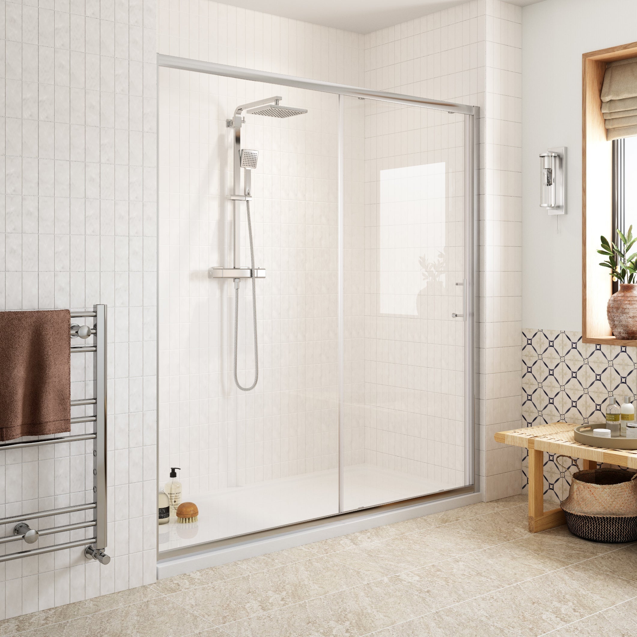 Elegance  Sliding Door Shower Enclosure