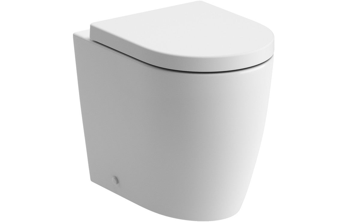 Citrus Rimless Back To Wall Comfort Height WC