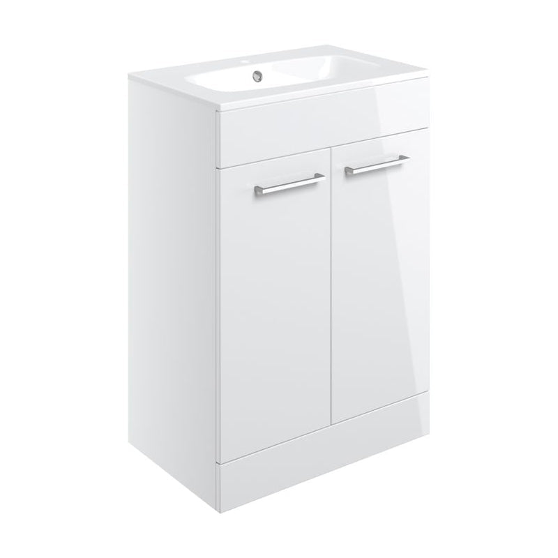 Alto 610mm Floor Standing Vanity & Basin - Tile&Bath