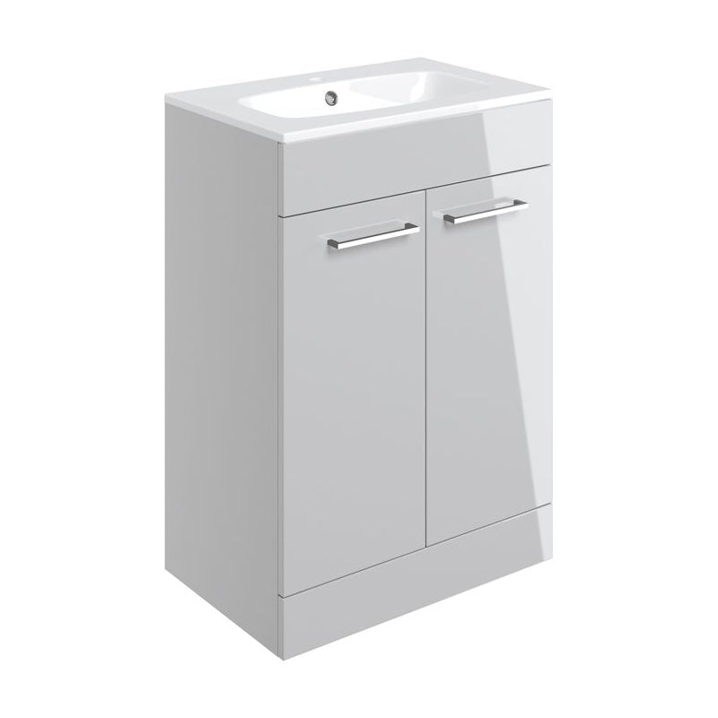Alto 610mm Floor Standing Vanity & Basin - Tile&Bath