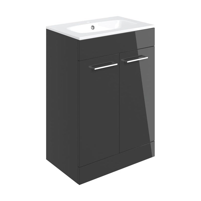 Alto 610mm Floor Standing Vanity & Basin - Tile&Bath