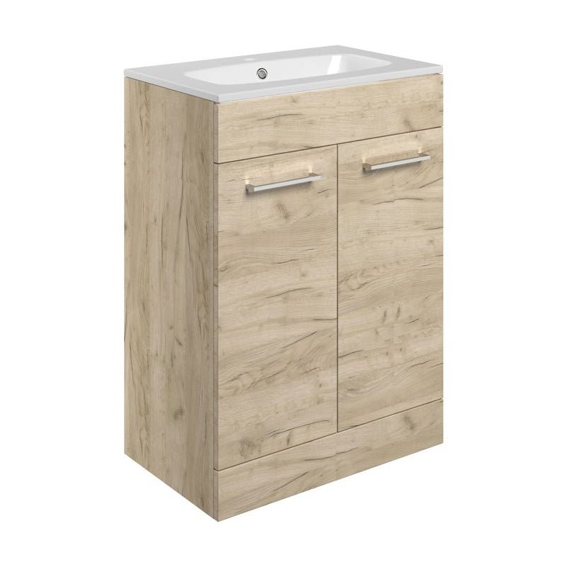 Alto 610mm Floor Standing Vanity & Basin - Tile&Bath