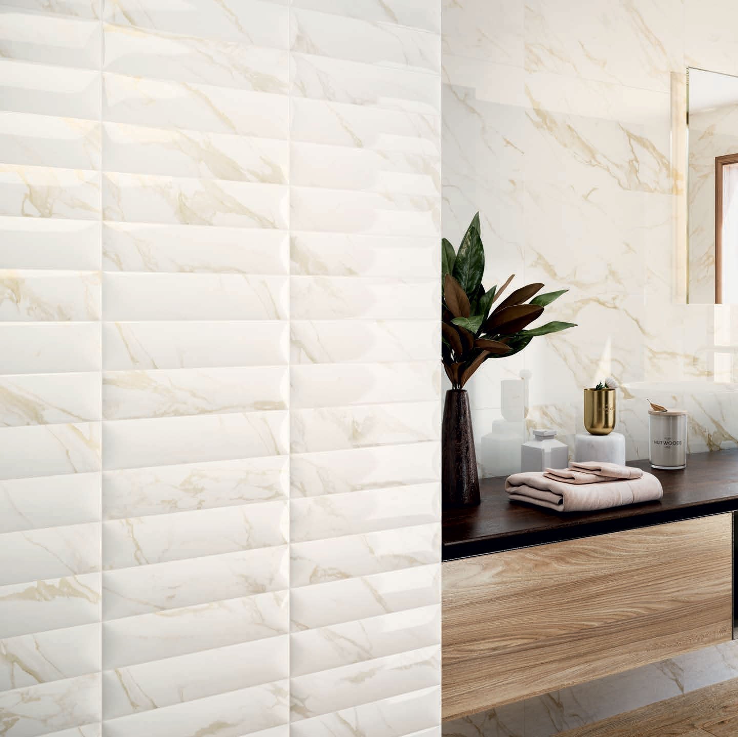 Giallo Gold - Ceramic Wall Tile 7.5X30cm - Tile&Bath