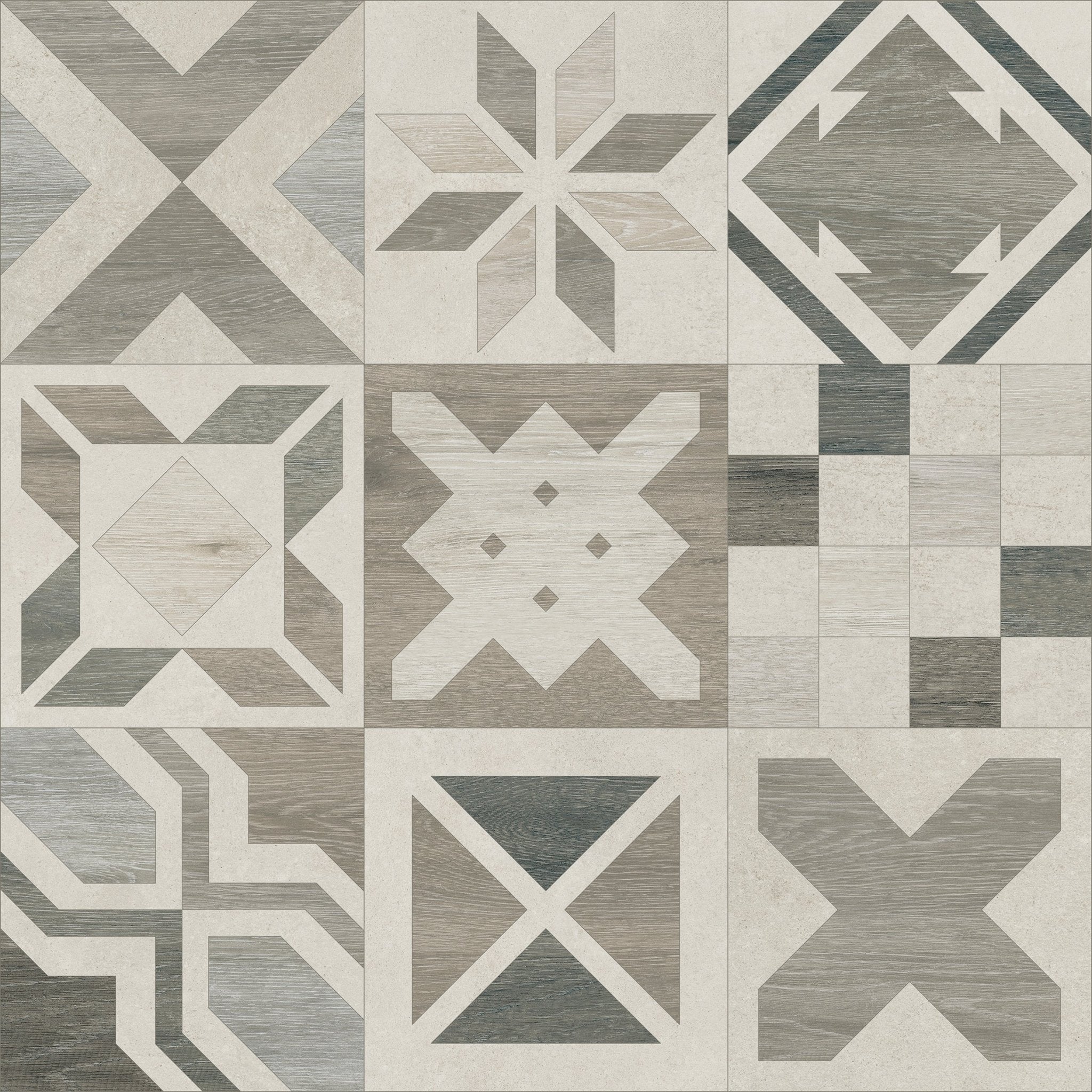 Irish Mix Grey 60X60 - Matt Porcelain - Tile&Bath