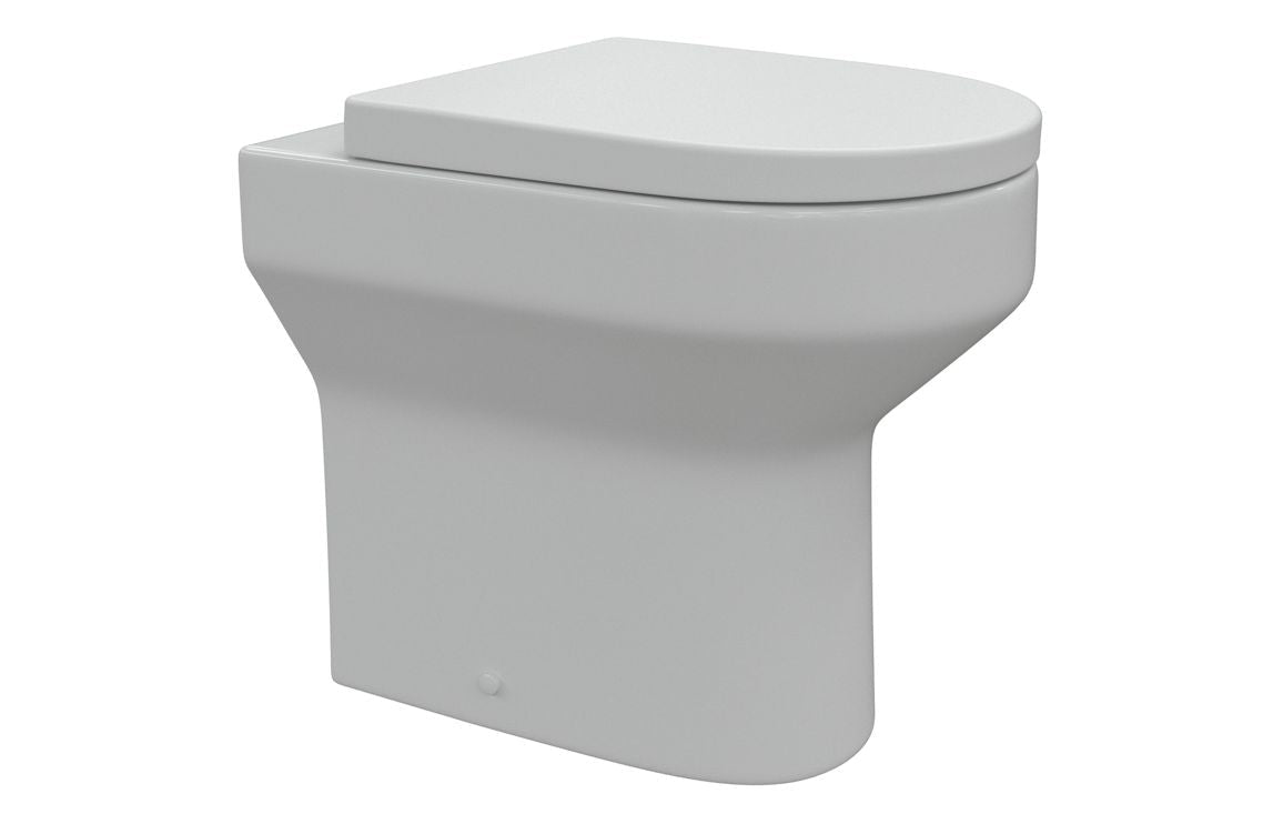 Lorenzo Rimless Back To Wall Comfort Height WC & Soft Close Seat - Tile&Bath