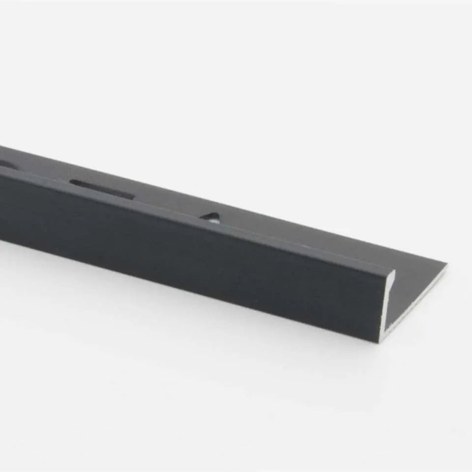 Tile Trim L - Shaped Matt Black - Tile&Bath